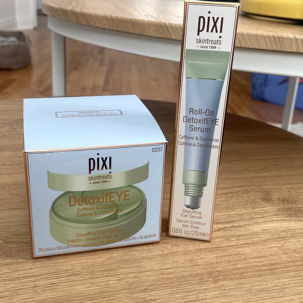 Pixi detoxifEYE eye patches and roll-on